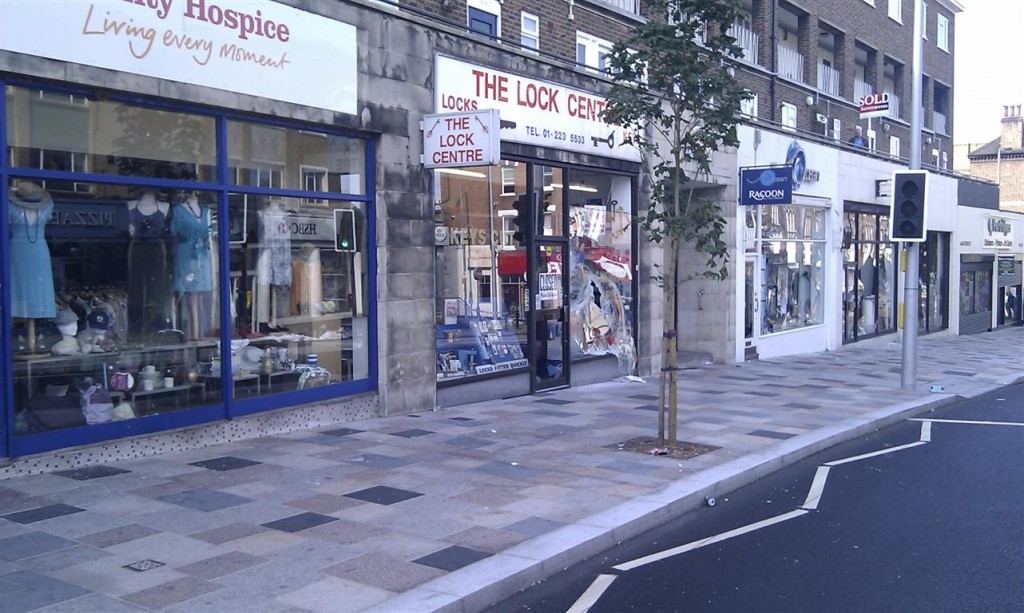 Smashed Windows in Clapham Junction