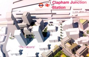 Be prepared for a cluster of “Falcon Towers” at Clapham Junction