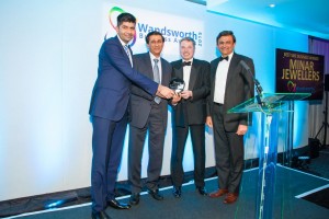 Wandsworth Business Awards Best SME Business was awarded to Minar Jewellers 